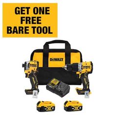 a tool kit with tools in it and the words get one free bare tool