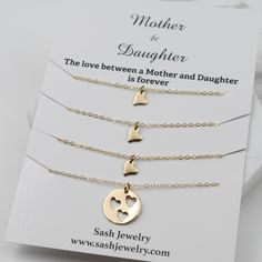 "Mothers Day Gift 14K Solid Gold Mother Daughter Necklace Set This necklace set is a nice gift for Mother's Day These necklaces will arrive in a nice gift box. If you prefer the necklaces be shipped in an individual box, please let me know. 3 Daughters and Mother: Mother necklace: The charm is 14K gold, 5/8\" (22 gauge) The necklace is 14k gold 18\" Daughter necklace: The charm is 14K gold, it is about 1/4\" x 5/16\" The necklace is 14k gold 16\" 2 Daughters and Mother Mother necklace: The charm Mother's Day Double Heart Gold Plated Necklace, 14k Stamped Jewelry For Valentine's Day Gift, Mother's Day 14k Stamped Charm Necklace For Anniversary, Rose Gold Necklace With Gift Box For Mother's Day, Heart-shaped Jewelry For Mother's Day With Gift Box, Heart-shaped Jewelry For Mother's Day In Gift Box, Heart-shaped Jewelry In Gift Box For Mother's Day, 14k Gold Charm Necklace For Mom, Valentine's Day Jewelry Gift For Her In Gift Box