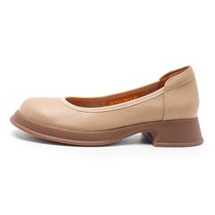 From Dwarves studio, These loafers are designed in a timeless, minimal silhouette, so you'll be sure to wear them often. Made from soft leather, soft bottom that ensure all-day comfort. Wear yours with tailoring and denim alike. Color: Beige/Black/ApricotMaterial: Cow LeatherLining: Genuine LeatherInsole: Genuine LeatherSole: RubberHeels: 3.5 cm/1.38"Weight: Fit: Medium to Wide, Runs Normal.Origin: Made in China Production Time: About 7-10 days (Any exceptional case will email you, Please pay at Beige Leather Shoes With Medium Width And Round Toe, Beige Leather Shoes Medium Width With Round Toe, Beige Slip-on Leather Shoes For Work, Modern Ballet Flats With Rubber Sole And Round Toe, Medium Width Ballet Flats For Office With Round Toe, Leather Ballet Flats With Round Toe And Leather Sole, Beige Leather Shoes With Flat Heel And Medium Width, Beige Flats With Textured Sole For Work, Office Ballet Flats With Rubber Sole And Round Toe