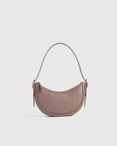 Italian Leather Mini Crescent Shoulder Bag Drawing Inspo, Scarf Gift, Top Grain Leather, Spring 2024, Leather Mini, Quince, Timeless Classic, Corporate Gifts, Leather Working