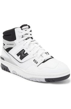 New Balance BB650RV1 High Top Sneaker (Men) | Nordstromrack Sporty High-top Basketball Shoes For Streetwear, Urban High-top Basketball Shoes For Sports, Urban High-top Basketball Shoes, High-top Basketball Shoes With Contrast Sole For Streetwear, New Balance Sporty High-top Sneakers With Contrast Sole, New Balance Black High-top Sneakers With Contrast Sole, High-top Basketball Shoes For Streetwear With Boost Midsole, Streetwear High-top Basketball Shoes With Boost Midsole, New Balance Urban Custom Sneakers With Boost Midsole