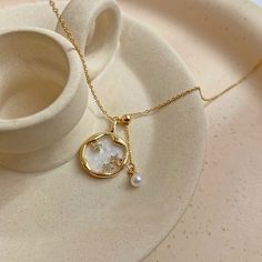 925 sterling silver chain with 14k gold plating Pendant measures 1.7 cm (.6") Women Gold Pendant, Slider Necklace, Simple Pearl Necklace, Dainty Choker Necklace, Stars Necklace, Star And Moon Necklace, Stacked Necklaces, Gold Chain With Pendant, Crystal Stars