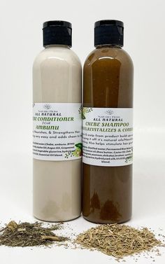 "We at Naturel Bliss offer varieties of sulfate free shampoos with different surfactant base and pH level to ensure that everyone finds what's best for their hair type. We also offer sample sizes in order that you try and know what works best for you in case you don't know which one to go for. Do check out our other shampoos to see which is best for you. If you are confused, don't forget that we are here ti help, reach out yo us via message.  Please Note: Depending on the kinds of bottles we are able to get either cylinder or round bottles, we still use 8oz bottles & 16oz. Never lesser. Thanks a lot for your purchase. Chebe Shampoo Made with fermented rice water, amla, fenugreek, shikakai, brahmi, Sidr leaves & Conditioner With Chebe and Ambunu.. A perfect ancient hair care kit for your wa Hair Growth Kit, Hair Care Kit, Natural Shampoo And Conditioner, Diy Shampoo, Natural Shampoo, Sulfate Free Shampoo, Hair Detangler, Dry Scalp, Essential Oil Fragrance