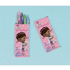 Doc McStuffins Party Favor Boxed Crayons - 12 packs Color: Assorted. Doc Mcstuffins Birthday Party Games, Doc Mcstuffins Party Games, Doc Mcstuffins Party, Girl Bday Party, Crayola Crayons, Crayon Box, Doc Mcstuffins, Games And Activities, Bday Girl