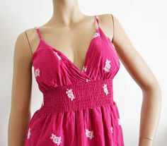 Pink cotton dress, Pink,dress, Magenta, Summer dress,Embroidered dress, Size small,small,boho dressDress has stretchy waistGirl's XL or Women's MediumBust: 32''Waist: 26''Hips: 44''Length from back of neck to bottom: 28''100% cottonGreat condition- clean, no wear SEE OUR ONLINE STORE FOR MORE GREAT STUFF NOT SOLD HERE WWW.FREEDOMBAGZ.COMb224Pink cotton dress, Pink,dress, Magenta, Summer dress,Embroidered dress, Size small,small,boho dress Pink Cotton Dress, Small Boho, Pink Cotton, Dress Pink, Embroidered Dress, Cotton Dress, Boho Dress, Cotton Dresses, Pink Dress