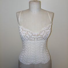 Cosabella Vintage Y2k White Lace Camisole Top Marked Size: S Pre-Owned Normal Wear Please See All Photos As They Are Always A Part Of The Description. Lace Camisole Top, Top Marks, Lace Camisole, All Photos, Lace Tops, White Lace, Vintage Y2k, Camisole Top, Color White