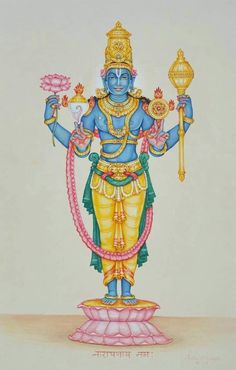 a painting of the god hantuka with his hands in one hand and two fingers in the other