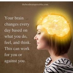 You can change your habits, brain, and life. Neuroscience Art, Change Your Habits, Human Brain, Psychology Facts, Brain Health, Subconscious Mind