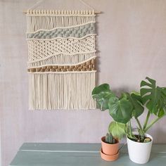 Macramé tenture murale Earthy Macrame, Bohemian Crafts, Tapestry Woven, Macrame Tapestry, Colorful Tapestry, Tapestry Wall Art, Large Macrame Wall Hanging, Bohemian Wall