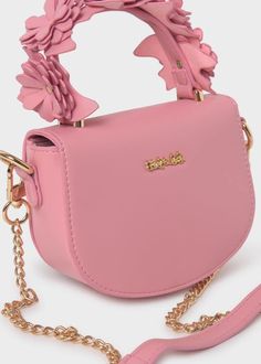 The Abel & Lula Flower Handle Bag is a stylish and sophisticated purse perfect for girls' Spring and Summer outfits. Made with 100% polyurethane on the outside and lined with 100% polyester, this bag is both durable and fashionable. The delicate blush pink color adds a touch of femininity to any look. Chic Pink Satchel For School, Chic Pink School Satchel, Pink Handheld Satchel With Single Handle, Spring Pouch Bag, Pink Top Handle Satchel With Single Handle, Pink Bag With Removable Pouch, Pink Bags With Removable Pouch As Fashion Accessory, Pink Satchel Bag With Single Handle, Pink Crossbody Shoulder Bag With Single Handle