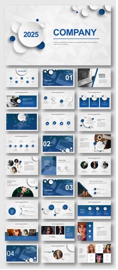 an image of a set of business presentation templates