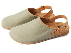 Reef Cushion Sage - Women's Shoes : Elm : Leap to comfort and a luxurious look with Reef Cushion Sage footwear. Textile upper, lining and insole. Buckle style closure. Round toe. Cork topsheet and a footbed. Synthetic outsole. Imported. Measurements: Heel Height: 1 1 2 in Weight: 10 oz Platform Height: 1 in Product measurements were taken using size 9, width B - Medium. Please note that measurements may vary by size. Weight of footwear is based on a single item, not a pair. Everyday Slip-on Slippers With Removable Insole, Casual Slip-on Slippers With Removable Insole, Comfortable Slip-on Mules With Rubber Sole, Comfortable Slip-on Sandals With Rubber Sole, Comfortable Slip-on Clogs With Rubber Sole, Comfortable Slip-on Sandals For Leisure, Spring Clogs With Cushioned Footbed For Everyday, Comfortable Closed Toe Slip-ons With Textured Footbed, Comfortable Slip-on Mules With Textured Footbed