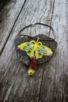 The Wonderful yellow-green luna moth jewelry. The Actias luna moth making it one of the largest moths in North America. This perfect boho jewelry made of polymer clay. You will get the pendant with the leather cord, so please, choose the length. The size of the butterfly is 3.14 * 3.14 inch You will like this summer jewelry! Moth Jewelry, Large Moth, Butterfly Boho, Moth Pendant, Necklace Butterfly, Luna Moth, Polymer Clay Pendant, Green Jewelry, Summer Jewelry