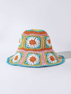 Stay stylish and protected this summer with our Boho Chic Color Block Straw Hat. Made with trendy color blocking for a bohemian touch, this bucket hat is the ultimate accessory. Shield yourself from the sun while staying fashion-forward. Color : Multicolor Style : Boho Type : Straw Hat Material : Paper Size Crown Length one-size 58 58 Summer Accessories, Style Boho, Trendy Colors, Straw Hat, Paper Size, This Summer, Boho Chic, Bucket Hat, Color Blocking