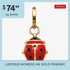 Features: Quick ShipMetal Color: YellowPendant Length: 13mmPendant Width: 5.5mmCare: Wipe CleanMetal: 14k GoldCountry of Origin: Imported Yellow Gold Hallmarked Jewelry, Hallmarked Yellow Gold Jewelry, Gold Pendant, Charms, Necklaces, Pendant Necklace, Pendant, Free Shipping, Gold