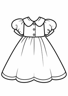 Desenho de Guarda-Roupa para Colorir Paper Dolls Printable Black And White, Doll Dress Drawing, Dress Drawing Step By Step, Dress Up Drawing, Sketsa Dress, Frock Drawing, Princess Dress Drawing, Drawing Doll, How To Make Doll