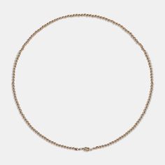 Shine brighter with The Goldie Necklace. This stunning gold bead necklace is the ultimate everyday piece you’ll never want to take off. Whether you wear it solo for a sleek look or layer it up, this necklace with gold beads is effortless elegance. Crafted with 14K 3MM gold-filled beads and featuring our signature 14K gold-filled magnetic clasp for easy on and off, The Goldie Necklace makes dressing up or down as easy as it gets. Trust us, this gold filled beaded necklace is one of our best yet! Classic Chain Necklace With Round Beads, Everyday 14k Gold Round Beads Necklace, Classic Single Strand Necklace With Round Beads, Classic Single Strand Chain Necklace With Round Beads, Classic Rose Gold Necklace With Gold Chain, Classic Rose Gold Necklace, Classic Necklaces With Round Beaded Chains, Yellow Gold Necklaces With Round Beads, Minimalist Everyday Pearl Necklace With Beaded Chain