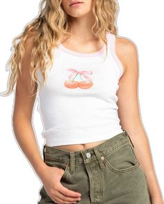 Cute Spring Tops With Tank Straps, Cute Tank Top For Spring, Cotton Vest With Tank Straps For Spring, Spring Cotton Vest With Tank Straps, Cute Tank Strap Tops For Spring, Cute Summer Tank Top, Cute Summer Sleeveless Tank Top, Y2k Tank Top For Spring, Y2k Style Tank Top For Spring