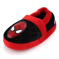 NEW! Little boys Spiderman logo slip on slippers. comfortable and easy to put on. Toddler sizes Black Indoor Slip-on Slippers, Black Slip-on Slippers For Indoor, Foam Slip-on Slippers For Indoor Use, Non-slip Foam Slip-on Slippers, Non-slip Flat Slippers For Indoor Use, Non-slip Flat Indoor Slippers, Non-slip Foam Flat Slippers, Comfortable Slippers With Soft Sole, Comfortable Synthetic Slippers With Soft Sole