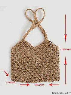 BagForLove - Stylish Straw Woven Beach Tote: Summer Fashion Essential Product Description Color Beige Strap Type Double Handle Pattern Type Plain Bag Size Small Type Shoulder Tote Bag Style Fashionable Features High-capacity Closure Type No-closure Magnetic No Material Paper Care Instructions Do not wash Size Chart INCH CM Bag Length Bag Width Bag Height Handle Height 13.4 inch 1.6 inch 11.8 inch 10.6 inch Bag Length Bag Width Bag Height Handle Height 34 cm 4 cm 30 cm 27 cm Details Pictures Simi Summer Style Sand-colored Shoulder Bag, Sand-colored Straw Bag For Summer Beach, Casual Brown Shoulder Bag For Beach, Trendy Beige Crochet Bag For Beach, Lightweight Beige Crochet Bag For Beach, Trendy Beige Crochet Beach Bag, Casual Brown Straw Beach Bag, Casual Brown Straw Bag For Beach, Casual Brown Straw Bag For The Beach