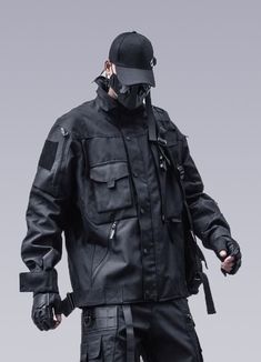 tactical bomber jacket Respect Drawing, Ronin Marvel, Urban Tactical, Marvel Jacket, Urban Warrior, Apocalyptic Clothing, Techwear Pants, Techwear Outfits, Warrior Within