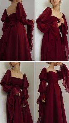 Gaun Koktail, Burgundy Prom, Prom Dress Evening, Cute Dress Outfits, Fancy Dresses Long, Modest Dresses Casual, Burgundy Prom Dress, Designer Dresses Casual, Pretty Prom Dresses