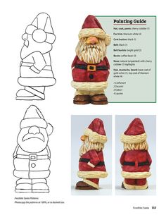 the paper doll is made to look like santa's pants and boots, with instructions for