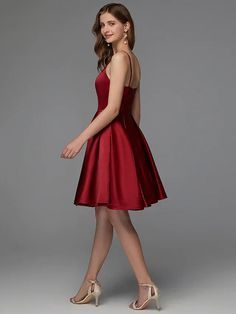 A-Line Hot Homecoming Cocktail Party Valentine's Day Dress V Neck Slee – DingJi WeddingDress Valentine's Day Dress, Valentines Day Dresses, Day Dress, Cocktail Party, Day Dresses, Homecoming, New Dress, Valentine's Day, A Line