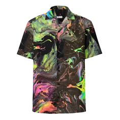 Meet your new favorite summer shirt! It exudes coolness both in terms of style and material. Plus, its featherlight and moisture-wicking material ensures comfort even on the hottest days. * 65% recycled polyester, 35% polyester * Fabric weight: 2.95 oz/yd² (100 g/m²) * Breathable and moisture-wicking material * Regular fit * UPF50+ protection * Blank product components sourced from China This product is made especially for you as soon as you place an order, which is why it takes us a bit longer to deliver it to you. Making products on demand instead of in bulk helps reduce overproduction, so thank you for making thoughtful purchasing decisions! Summer Collared Short Sleeve Shirt With All Over Print, Summer Graphic Print Hawaiian Shirt, Multicolor All Over Print Short Sleeve Shirt For Summer, Casual Short Sleeve Shirt With All-over Print For Summer, Green Graphic Print Camp Shirt For Summer, Casual Multicolor Camp Shirt With All Over Print, Casual Multicolor Cotton Hawaiian Shirt, Casual Multicolor Short Sleeve Shirt With All Over Print, Trendy Short Sleeve Shirt With Graphic Print For Summer