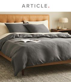 an image of a bedroom setting with the text article above it that reads, articles