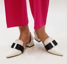 Olivia Mark - Stylish Summer Sandals Pointed Sandals, Pointed Flats Shoes, Bow High Heels, Pointed Flats, Chunky Sandals, Low Heel Shoes, Thick Heel, Casual Loafers, Mens Shoes Boots