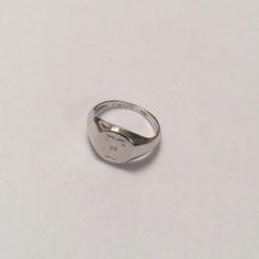 "Silver Pinky ring, Engraved ring, Initial Ring, Personalized Ring, silver letter ring, sterling silver - also suitable for men and women, Diameter: aprox' 0.7 mm = 0.27\" Please note in the \"notes to seller\" at checkout. : * state your ring size * letter you want to apper or to leave it blank The product will arrive to you packed in gift box and padded envelope to maintain the product Our jewelry are water resistant and comes with 1 year warranty For more rings from us: https://www.etsy.com/i Minimalist Hallmarked Sterling Silver Rings, Symbolic Engraved Signet Ring As Promise Ring, Symbolic Engraved Signet Ring For Promise, Minimalist Sterling Silver Dome Ring Stamped 925, Elegant Hallmarked Silver Initial Ring, Elegant Silver Hallmarked Initial Ring, Elegant Silver Rings With Engraving Option, Classic Sterling Silver Dome Promise Ring, Sterling Silver Dome Ring, Fine Jewelry Style