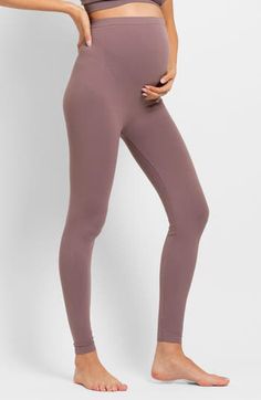 Designed to move with you and accommodate your growing bump, these ultrasoft seamless leggings stretch easily and are an essential for all trimesters. Pull-on style 96% nylon, 4% elastane Machine wash, line dry Imported Stirrup Leggings, Maternity Leggings, Pre Pregnancy, Bump, Seamless Leggings, Fabric Gift Bags, Free Fabric, Anniversary Sale, Fabric Gifts