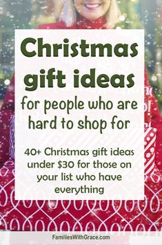 christmas gift ideas for people who are hard to shop for