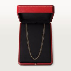 CRB7224577 - Trinity necklace - White gold, yellow gold, rose gold - Cartier Luxury Evening Necklaces With Chain Detail, Luxury Evening Necklace With Chain Detail, Luxury Evening Necklace With Chain, Luxury Rose Gold Chain Necklace, Luxury Long Necklace For Formal Occasions, Cartier Gold Jewelry For Evening, Cartier Yellow Gold Jewelry For Evening, Cartier Yellow Gold Diamond Necklace For Formal Occasions, Luxury Rose Gold Chain Necklace For Formal