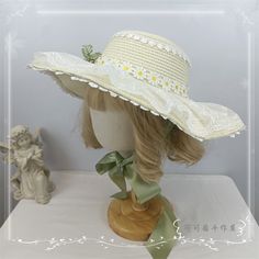 Head Circumference: 56-58cm.  Attention: This price is for a hat only, others are not included. Cute Beige Sun Hat For The Beach, Cute Beige Beach Sun Hat, White Bohemian Wide Brim Boater Hat, White Panama Hat With Short Brim For Spring, Cute Beige Hats For Vacation, Cute Beige Hat For Vacation, Cute Beige Beach Hats, One Size Brimmed Straw Summer Hat, Cute Brimmed Straw Hat For Beach