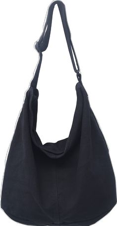 Cotton Hobo Bag For School, Cotton Hobo Shoulder Bag For School, Large Capacity Canvas Hobo Bag For School, Trendy Canvas Crossbody Hobo Bag, Casual Cotton Hobo Bag For School, School Cotton Crossbody Bag, Trendy Cotton Crossbody Shoulder Bag, Casual Canvas Hobo Bag For School, Cotton Crossbody School Bag