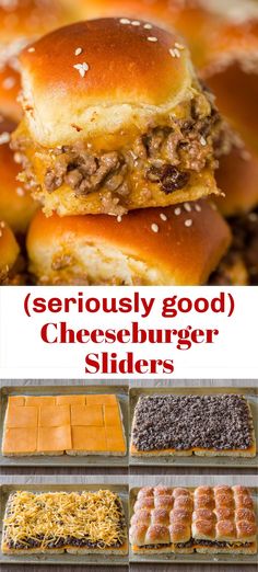 Cheeseburger Sliders are juicy, cheesy and beefy - everything we love about classic burgers! These sliders are quick and easy plus they are make-ahead and reheat really well. Husband Approved Meals, Cheap Food Recipes Groceries Budget, Quick And Easy Dinner Recipes For Family Kids Picky Eaters, Food That Will Last All Week, Lazy Mom Meals Easy Dinners, Creative Finger Food Ideas, Healthy Dinner Recipes For Picky Eaters Protein, Easy Travel Recipes, Easy Dinner Recipes For Two Picky Eaters