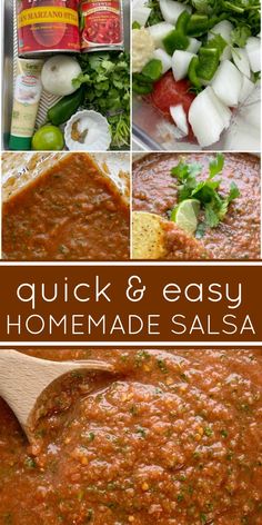 quick and easy homemade salsa recipe with fresh ingredients