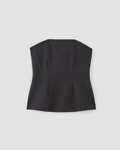 The Dream Tube Top Black – Everlane Fitted Bandeau Tube Top With Lined Bodice, Summer Evening Tops With Straight Neckline, Fitted Strapless Tube Top With Lined Bodice, Fitted Bandeau Tube Top For Night Out, Strapless Tube Top With Lined Bodice, Fitted Bandeau Tube Top With Corset Back, Fitted Bandeau Tube Top With Boning, Chic Fitted Bodice Bandeau Tube Top, Bandeau Tube Top With Built-in Bra