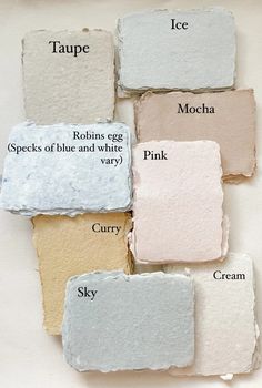 the different shades of paint that are used to create this wall art project for kids