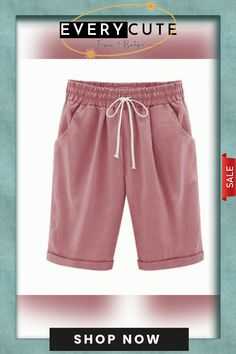 (??summer -48% Off??)elastic Waist Casual Comfy Summer Shorts Summer Stretch Leisure Shorts, Stretch Leisure Shorts For Summer, Summer Leisure Shorts In Solid Color, Non-stretch Leisure Bottoms For Summer, Trendy Summer Leisure Pants, Non-stretch Casual Beach Shorts, Casual Non-stretch Beach Shorts, Casual Short Bottoms For Summer, Casual Stretch Summer Pants