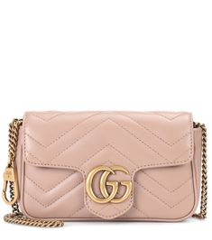 Gg Marmont Mini Leather Shoulder Bag | Gucci - mytheresa Marmont Super Mini, Gucci Gg Marmont Mini, Gg Marmont Mini, Gucci Gg Marmont, Brown Leather Shoulder Bag, Gucci Shoulder Bag, Gg Marmont, Mini Shoulder Bag, Gucci Handbags