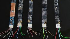 four different types of wires connected to each other