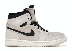 Check out the Jordan 1 High Zoom Air CMFT Summit White Black (W) available on @StockX Nike Shoes Air Force, Jordan Model, Shoes Outfit Fashion, Womens Air Jordans, Cute Nike Shoes, Womens Jordans, Cute Nikes, Black Shoes Women, Swag Shoes