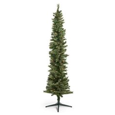 a small christmas tree on a stand