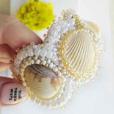 Bracelet With Shells. Marine Wedding Accessory. Embroidered - Etsy Bracelet With Shells, Shells Embroidery, Marine Wedding, Pearl Gifts, Woman Jewelry, Wedding Accessory, Bracelet Jewelry, Unique Ideas, Beautiful Packaging