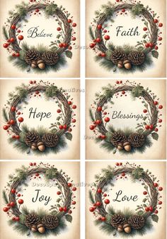 stick wreaths with red berries with affirmations Decoupage Creatives Rice Paper Latest Graphic Design Trends, Decorative Paper Napkins, Latest Graphic Design, Decoupage Papers, Craft Shed, Christmas Decoupage, Decoupage Tissue Paper, Christmas Pics, Decoupage Napkins