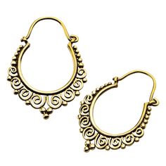 Tulsa Body Jewelry - Pair of 18g Circa Brass Earrings, $18.00 (http://www.tulsabodyjewelry.com/pair-of-18g-circa-brass-earrings/) Extra Earrings, 1970s Jewelry, Mini Earrings, Brass Earrings, Ear Jewelry, Designer Earrings, Body Jewelry, Solid Brass, 1970s