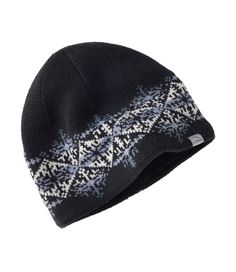 With fun patterns, great colors and warm construction, this attractive beanie matches our outerwear perfectly. Lining: 100% polyester lining. Body: 100% polylana polyester fiber. Handwash, dry flat. Lightweight design packs a lot of warmth. Imported. | Women's Boundless Beanie, Synthetic Black One Size Beanie For Winter, Black Brimmed Beanie For Winter, Cheap Black Beanie For Cold Weather, Affordable Black Winter Beanie, Warm Black Cotton Beanie, Women's Headwear, Winter Hats Beanie, Ll Bean, Midnight Black